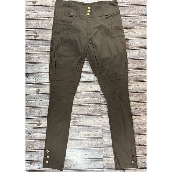 SKINGRAFT Jonny Cota moto Pants color brown NWOT $235 - Picture 1 of 5